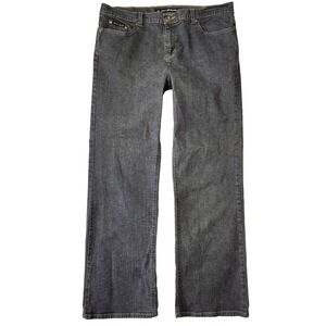 Vtg Y2k DKNY Jeans Womens 16 Wide Leg Low RIse 2000s Bratz Grunge‎ Preppy Bling